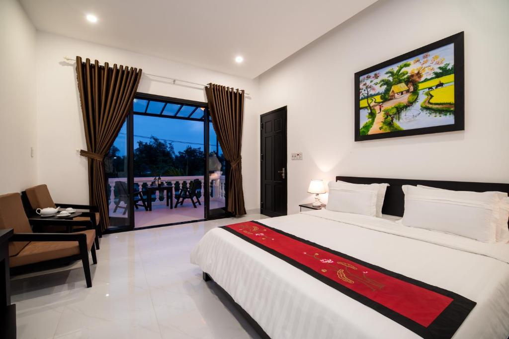 The Son Villa Hoi An - Habitación Doble Con Balcón