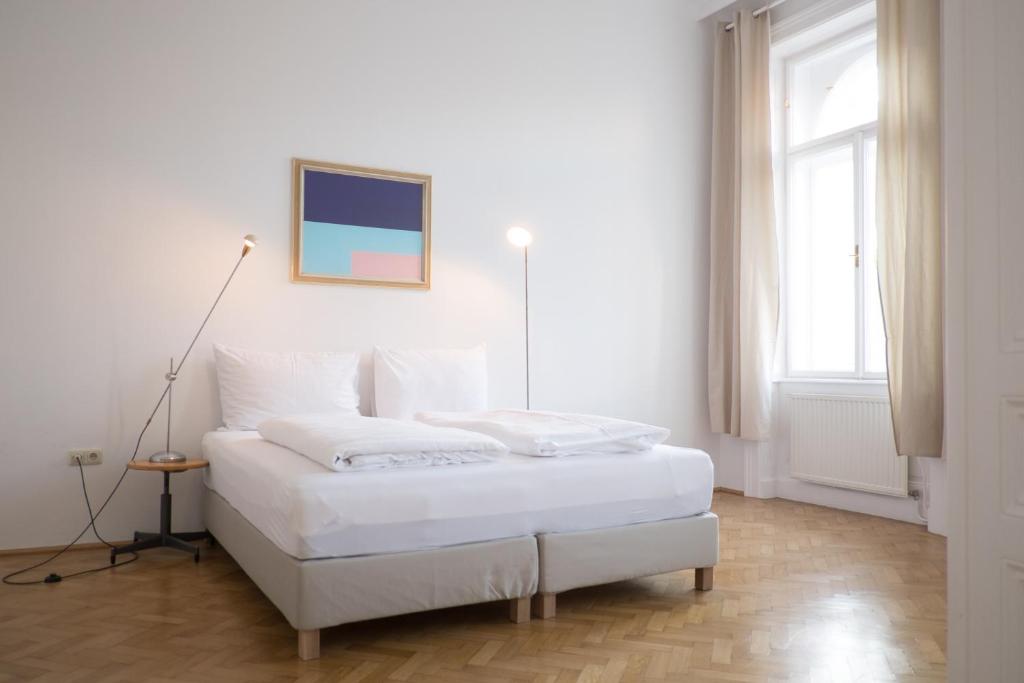 Postel nebo postele na pokoji v ubytování Hotel Am Brillantengrund