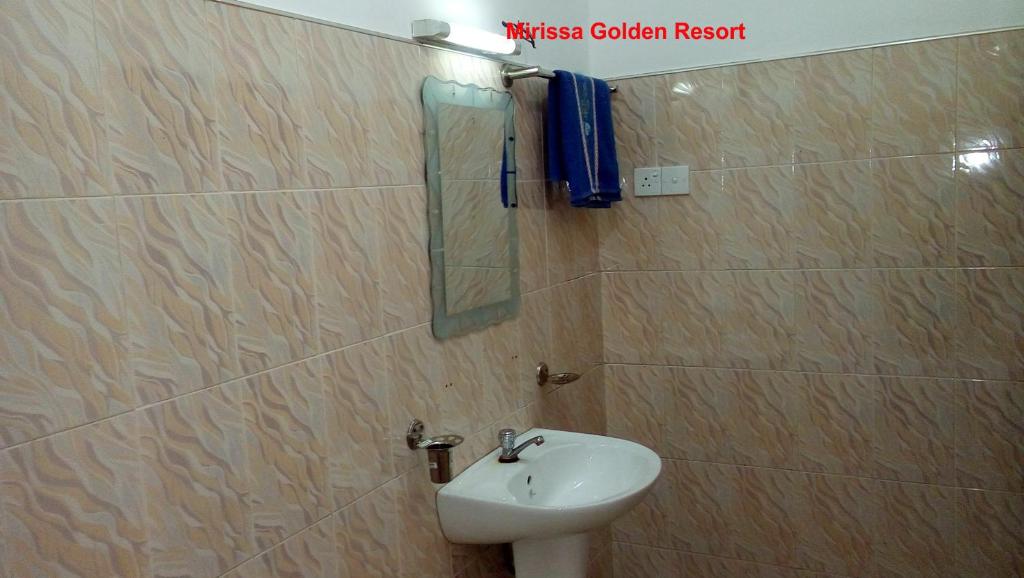 Koupelna v ubytování Mirissa Golden Resort