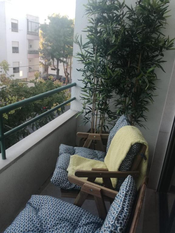 Posezení v ubytování BestHomeStay- Caparica Beach Lisbon