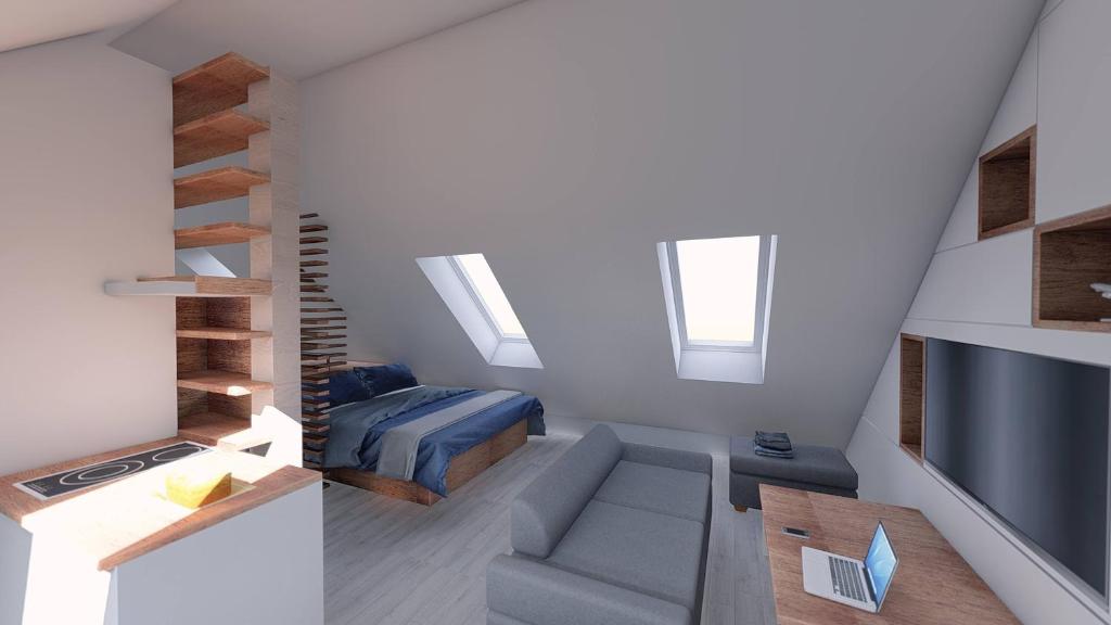 Posezení v ubytování Centrum Apartman S- dom