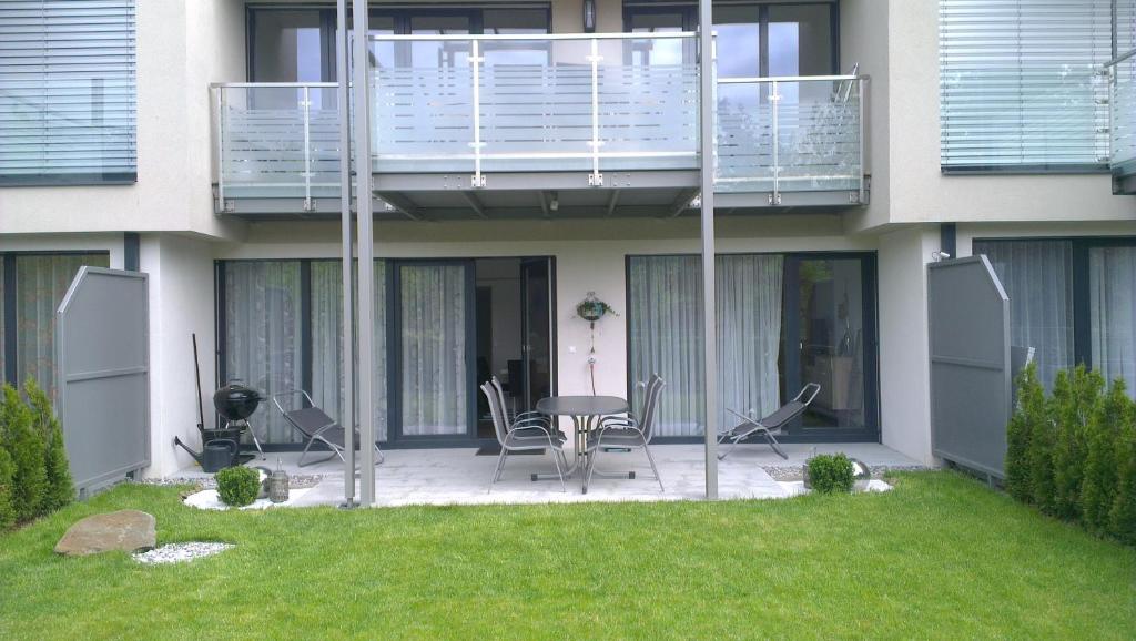 Κήπος έξω από το Ferienwohnung Huber