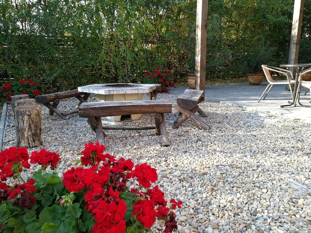 Zahrada ubytování Felsőréti Vendégház