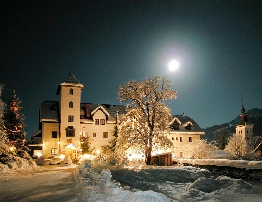 Hotel Schloss Thannegg v zimě