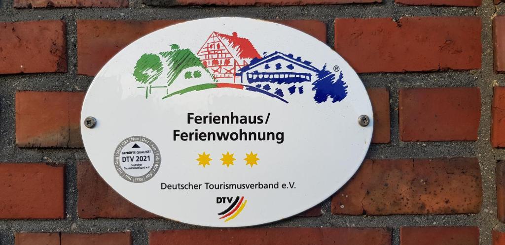 Certifikát, hodnocení, plakát nebo jiný dokument vystavený v ubytování Ferienwohnung Prinz