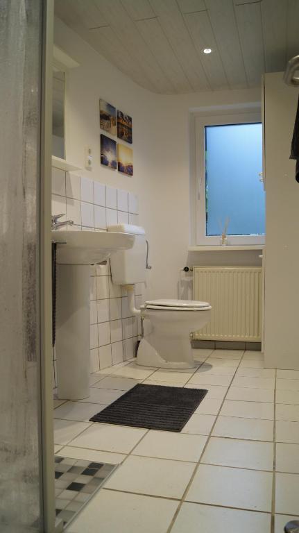 Koupelna v ubytování Ferienwohnung Frieda