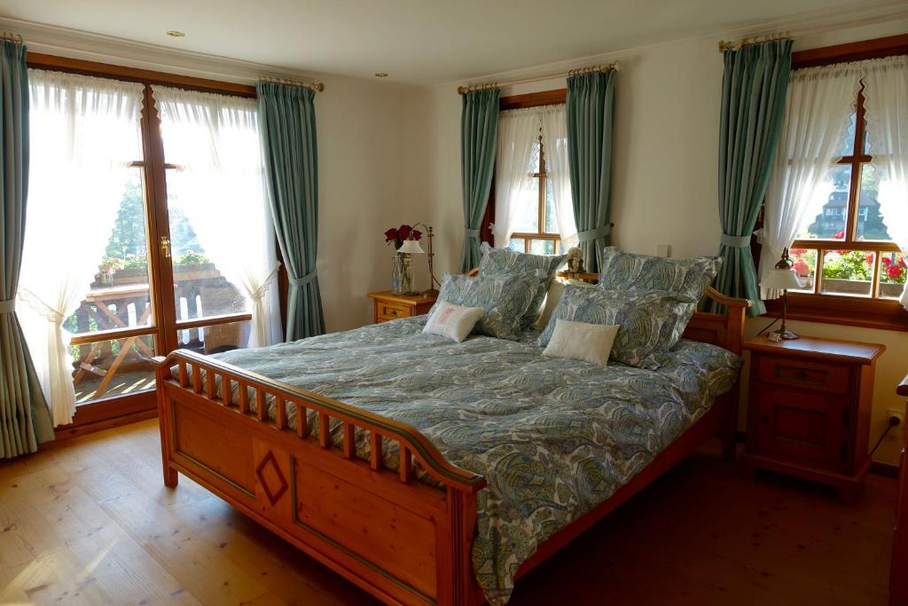 Postel nebo postele na pokoji v ubytování Hollhouse - Bed & Breakfast