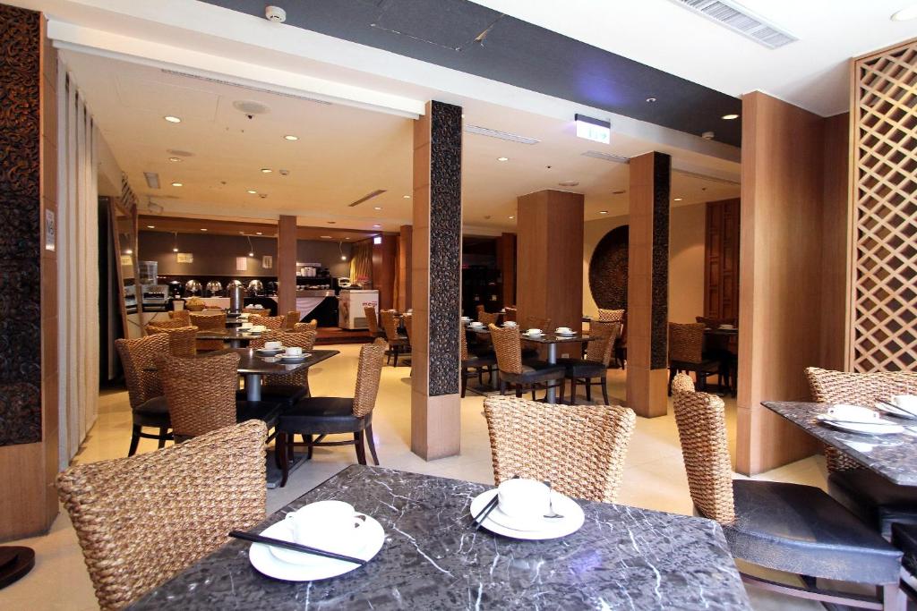 Restaurace v ubytování Shan-Yue Hotspring Hotel