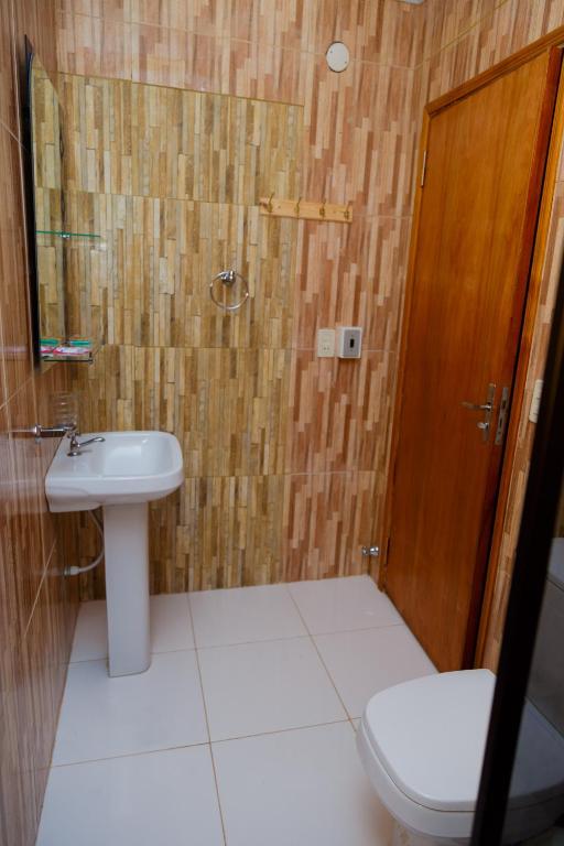 Kylpyhuone majoituspaikassa Class Apart Hotel