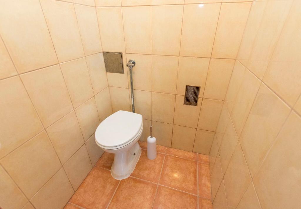Koupelna v ubytování Apartments Matejka