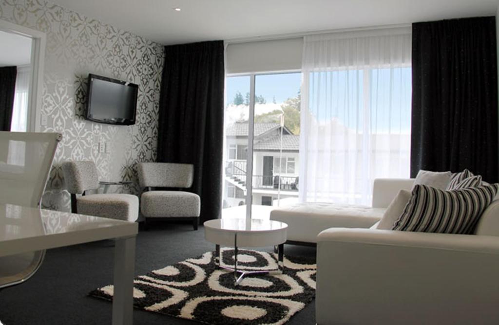 Posezení v ubytování Regent of Rotorua Boutique Hotel
