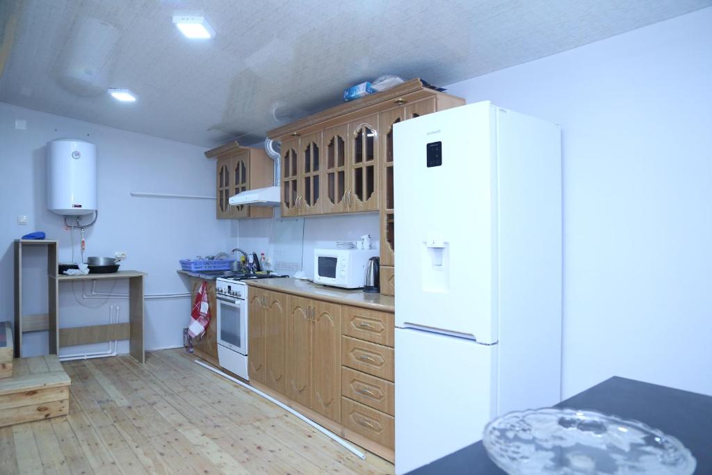 Kuchyň nebo kuchyňský kout v ubytování Arsego Hostel