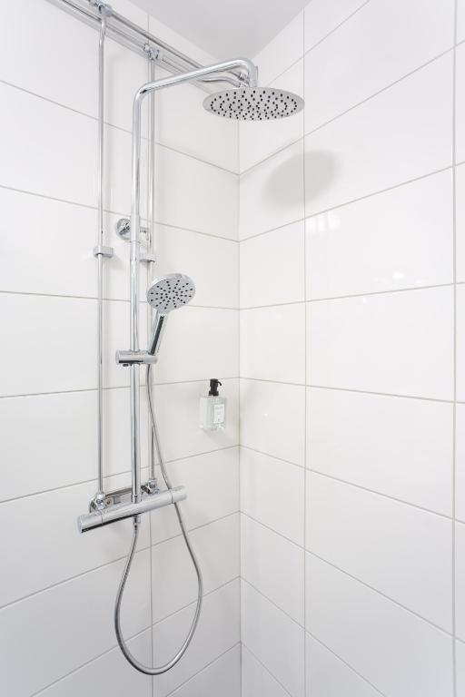 Koupelna v ubytování Hotel Spekeröd