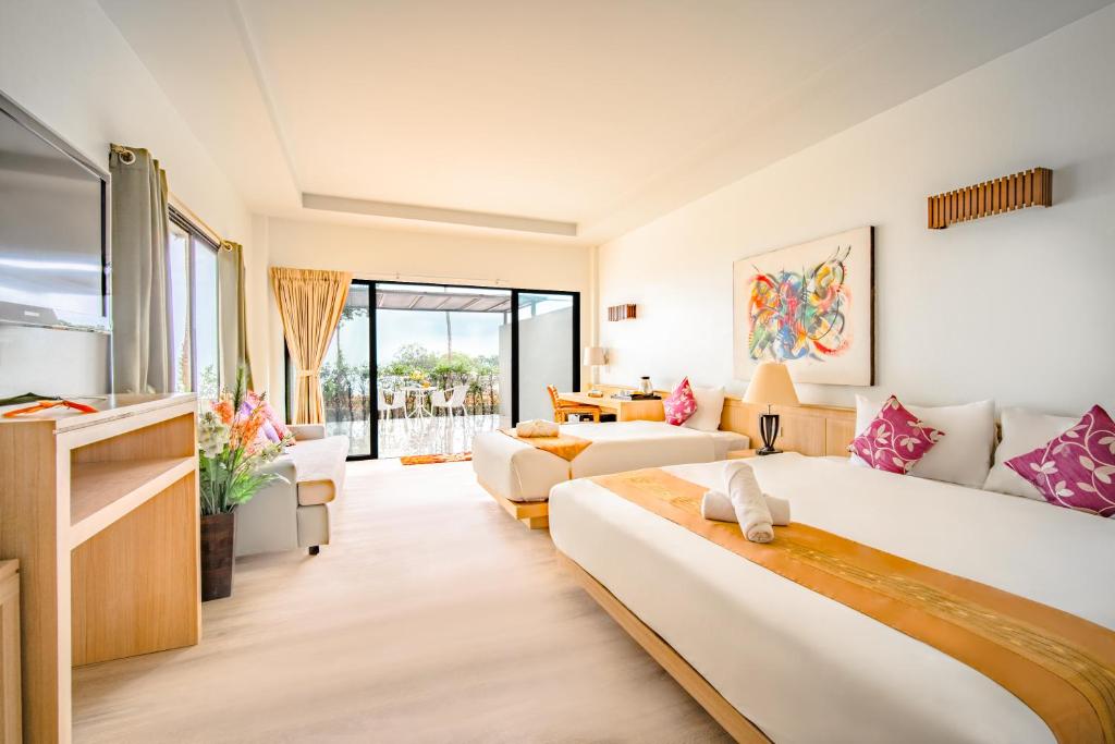 Villa Cha-Cha Krabi Beachfront Resort - ビーチフロント ファミリー スイート