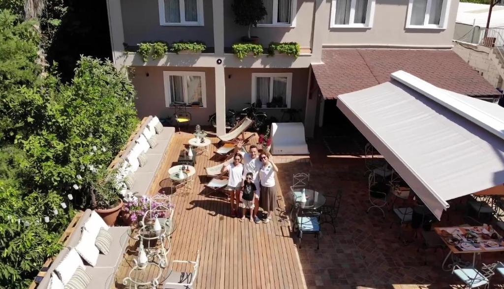 Balkón nebo terasa v ubytování A&B Home Hotel