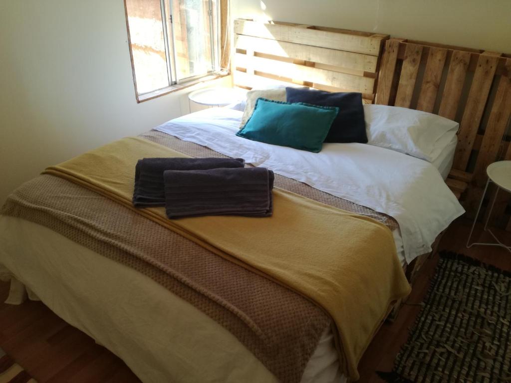 Postelja oz. postelje v sobi nastanitve Hostal Mi Paz