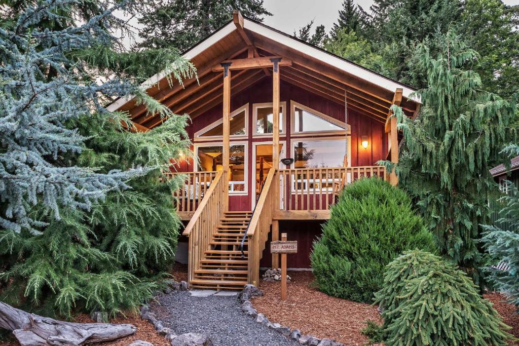 Zahrada ubytování Carson Ridge Luxury Cabins