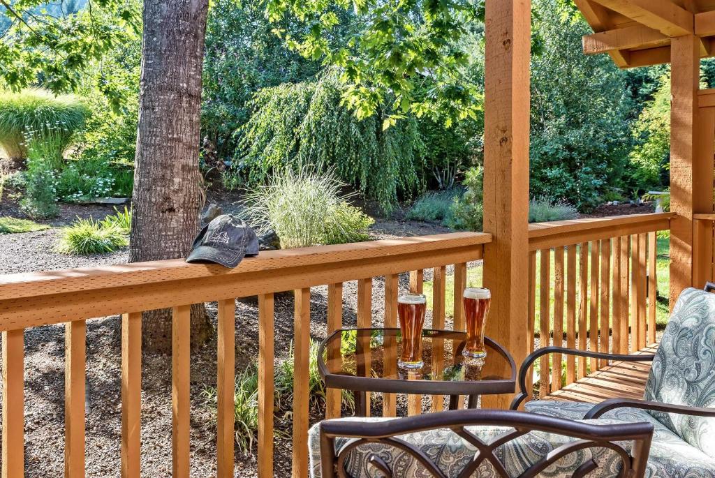 Zahrada ubytování Carson Ridge Luxury Cabins