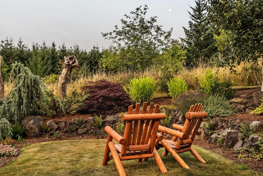 Zahrada ubytování Carson Ridge Luxury Cabins