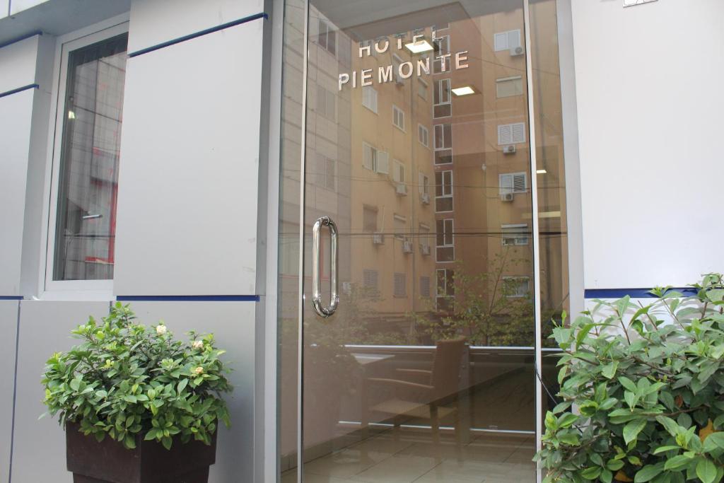 Koupelna v ubytování Hotel Piemonte