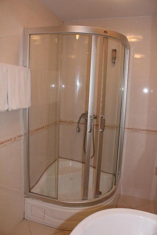 Koupelna v ubytování Hotel Piemonte