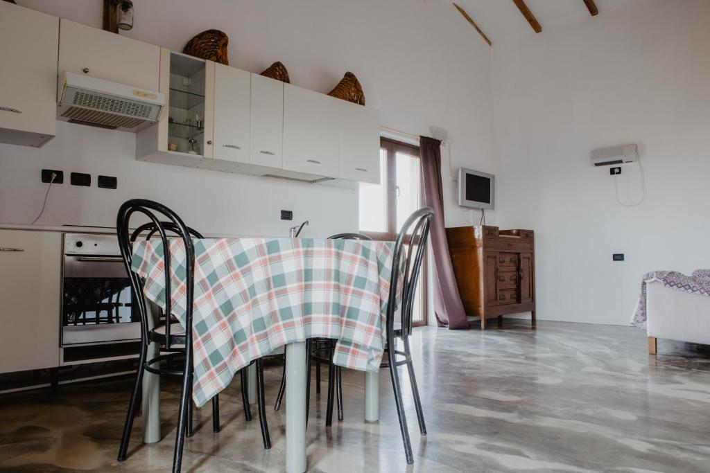 Kuchyň nebo kuchyňský kout v ubytování Agriturismo Le Piagge