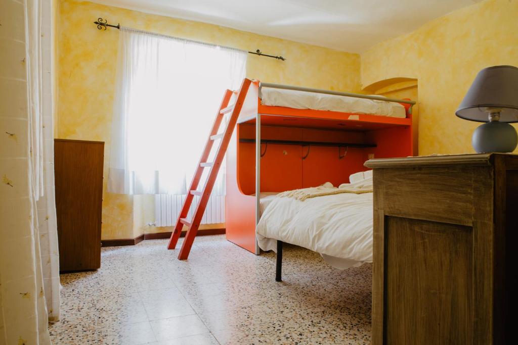 Postel nebo postele na pokoji v ubytování Agriturismo Le Piagge
