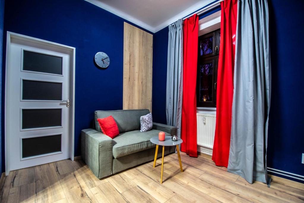Część wypoczynkowa w obiekcie Ruterra Apartment Cimburkova