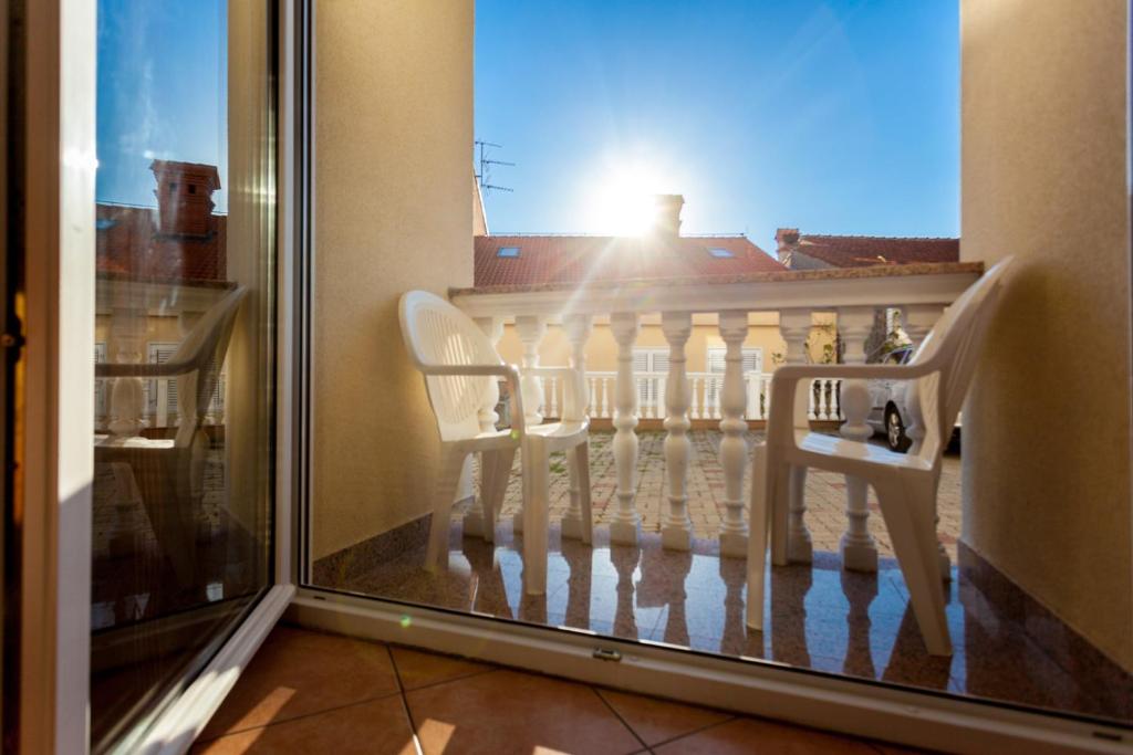 Balkón nebo terasa v ubytování Guesthouse Villa Adria