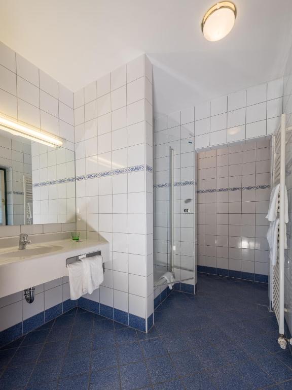 Koupelna v ubytování Hotel Gasthof Mostwastl