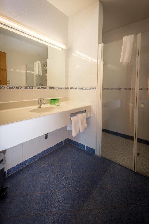 Koupelna v ubytování Hotel Gasthof Mostwastl