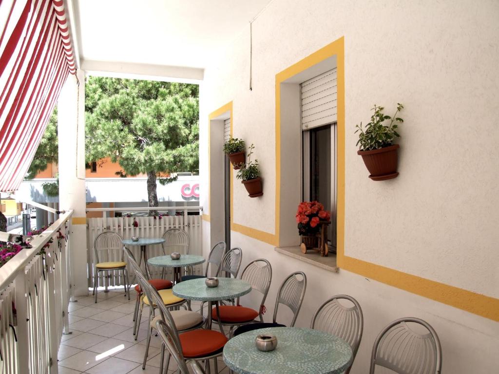 Balkón nebo terasa v ubytování Hotel Firenze