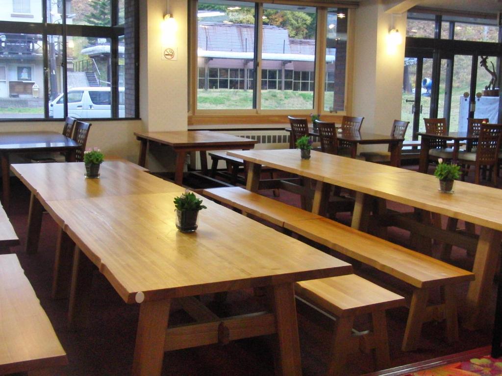 Restaurace v ubytování Shiga No Yu Hotel