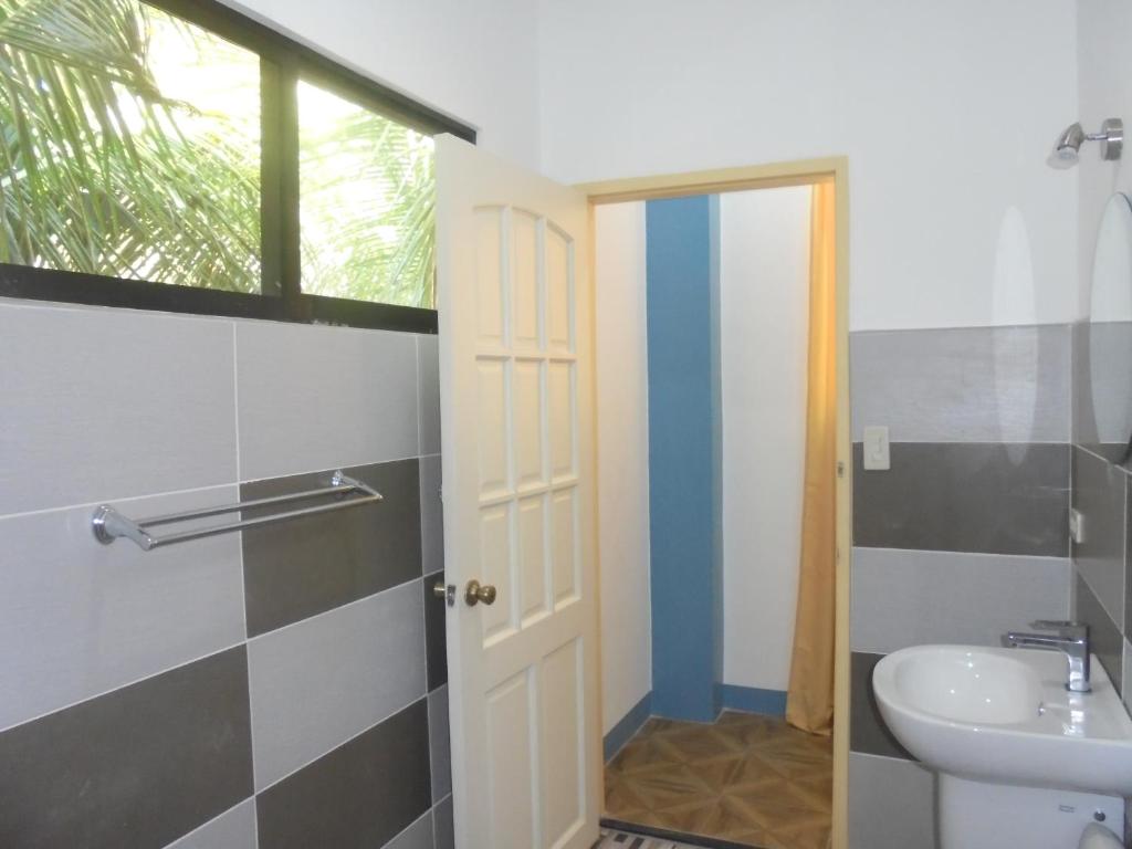Koupelna v ubytování Mayas Guesthouse