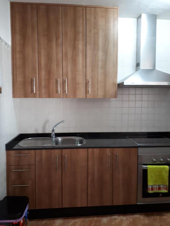 Kuchyň nebo kuchyňský kout v ubytování apartamento MAKTUB