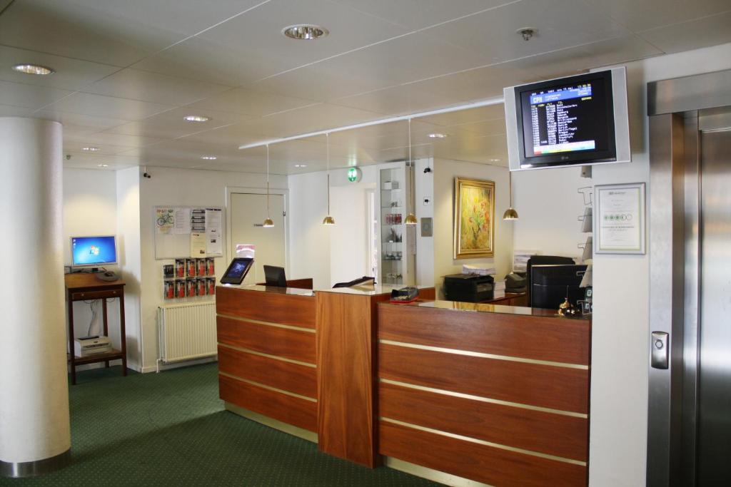 Vstupní hala nebo recepce v ubytování City Hotel Nebo