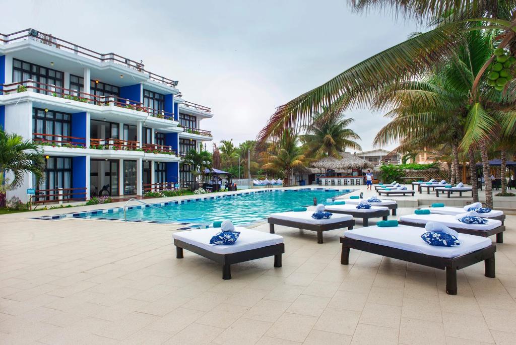 Bazén v ubytování Palmazul Hotel & Spa nebo v jeho okolí