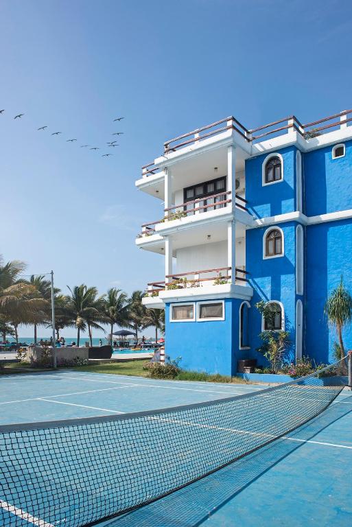 Bazén v ubytování Palmazul Hotel & Spa nebo v jeho okolí