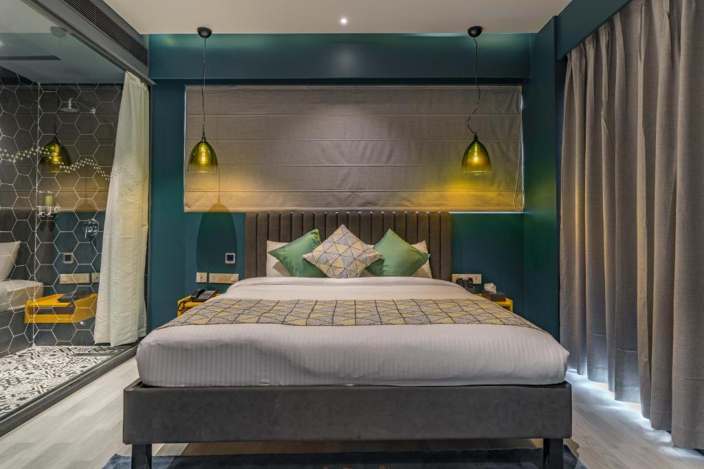 Postel nebo postele na pokoji v ubytování Hotel B plus L