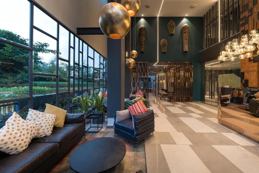 Posezení v ubytování Hotel B plus L