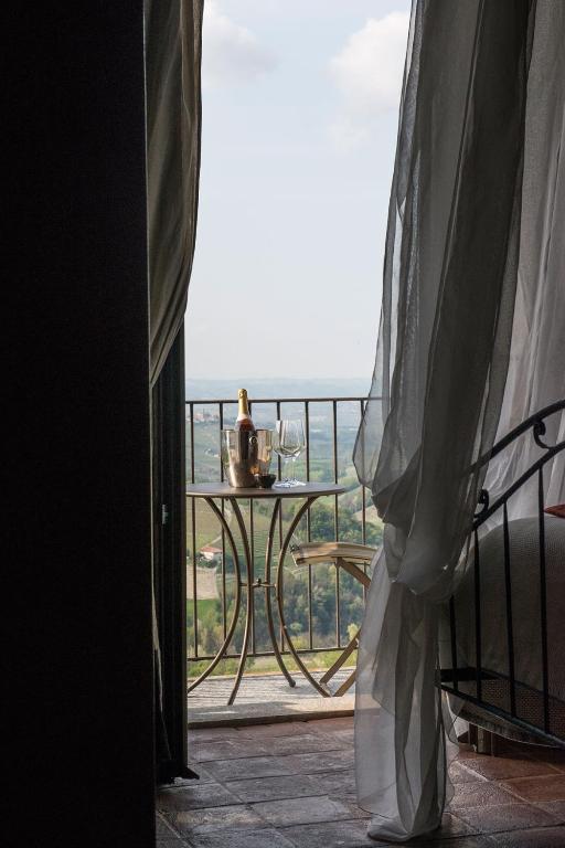 Balkón nebo terasa v ubytování Agriturismo La Torricella