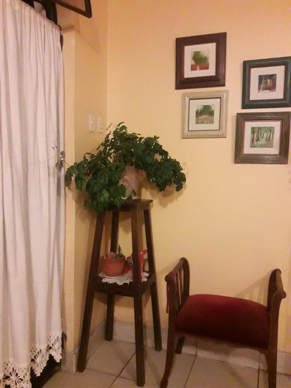 Posezení v ubytování Hostal Tambo Colorado