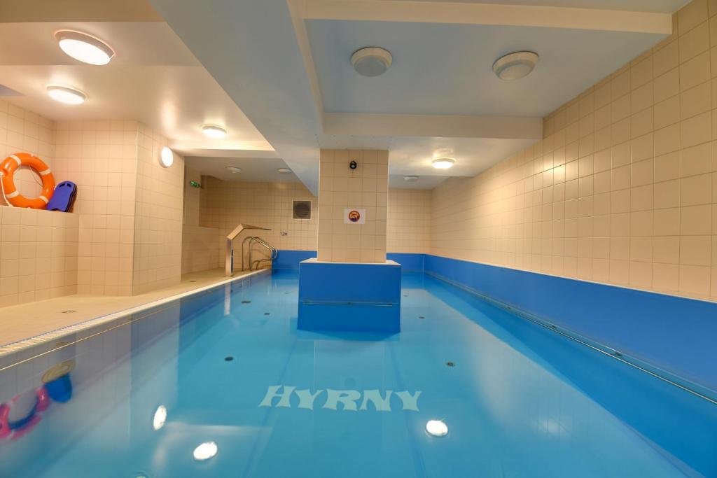 The swimming pool at or close to Hyrny