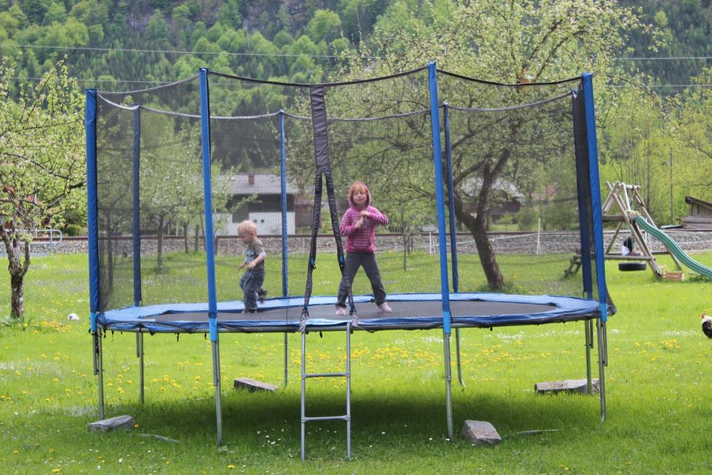 Herní místnost nebo prostor pro děti v ubytování Ferienhof Osl