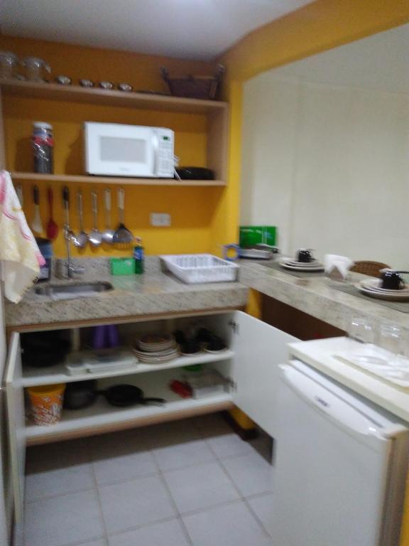 Kuchyň nebo kuchyňský kout v ubytování Pipa´s Ocean Flat