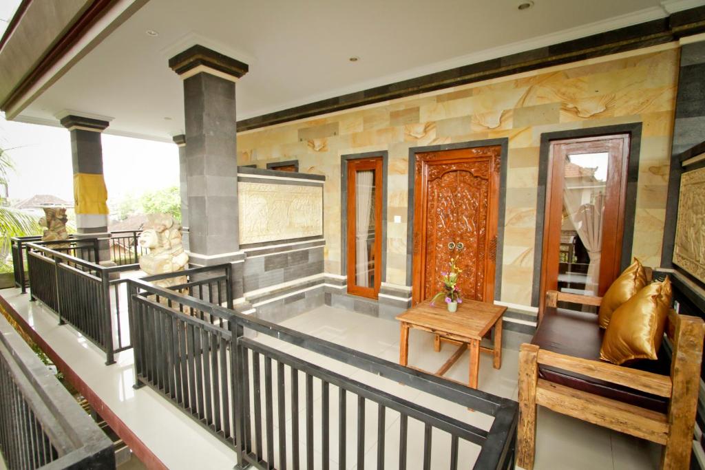 Balkón nebo terasa v ubytování Awan Bali House