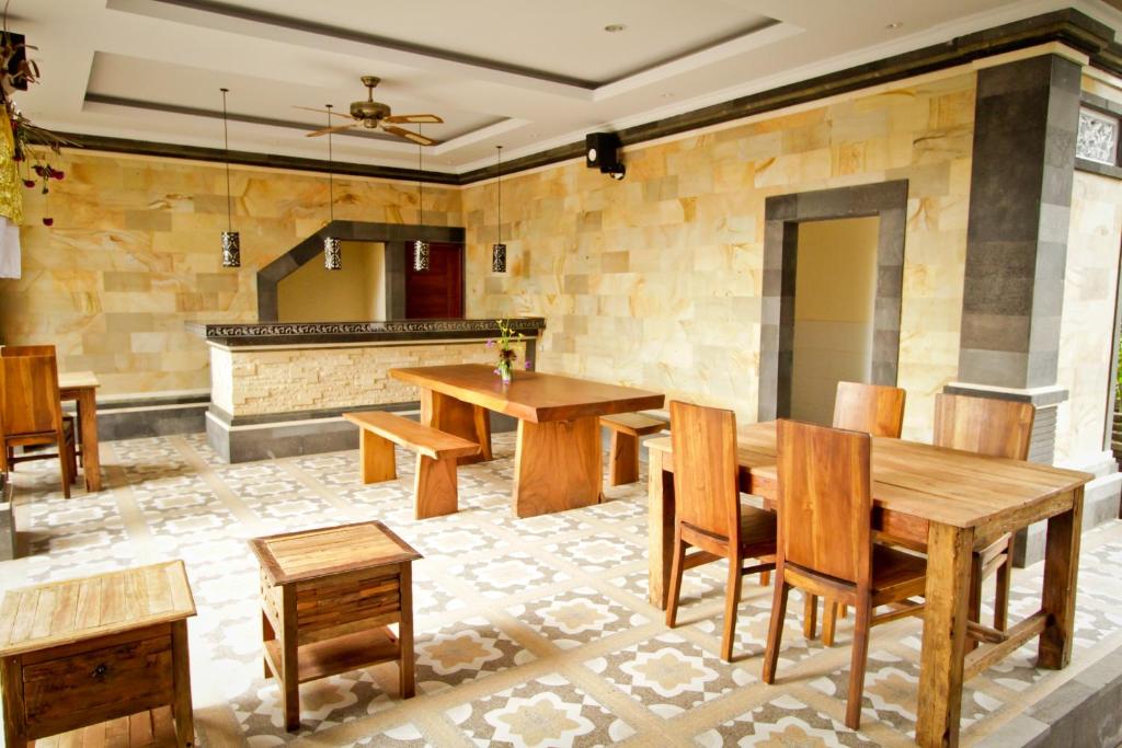 Posezení v ubytování Awan Bali House