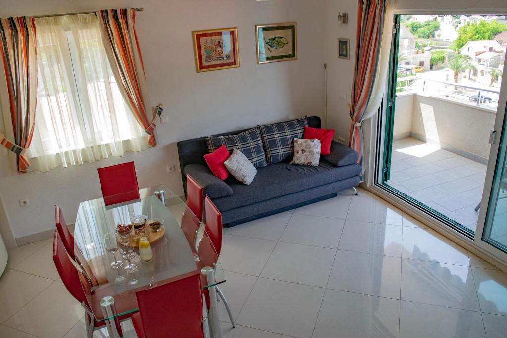 Posezení v ubytování Apartments Linda