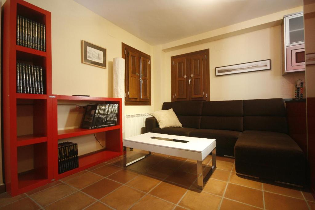 Posezení v ubytování Apartamentos Casas Colgadas