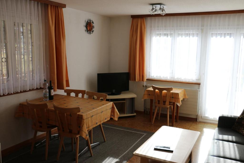 TV a/nebo společenská místnost v ubytování Haus Amara